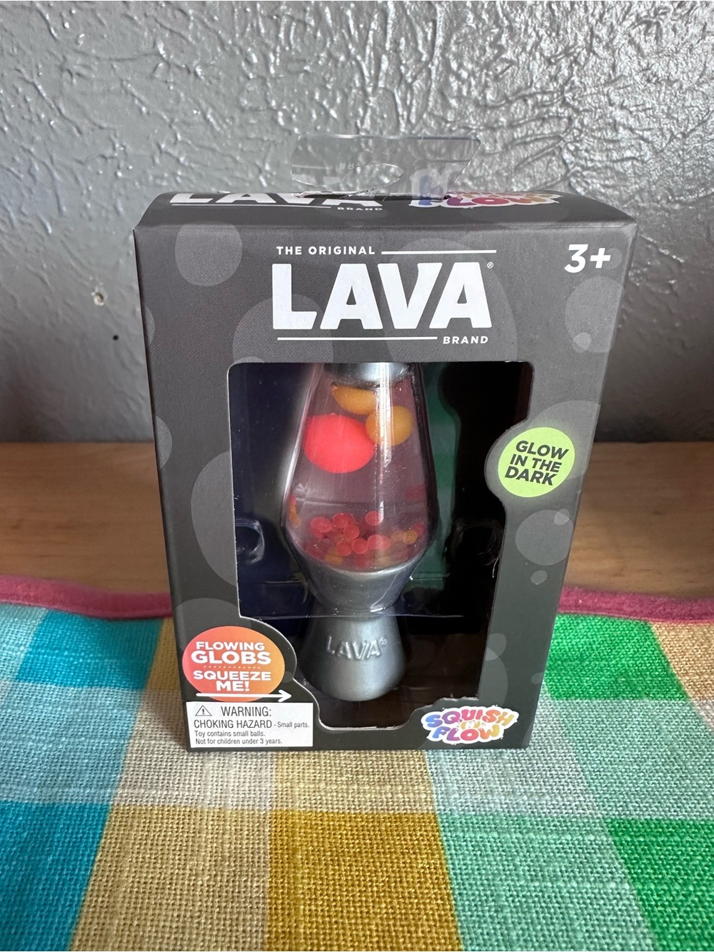 Schilling LAVA Glow-in-the-Dark Orange Lava Lamp